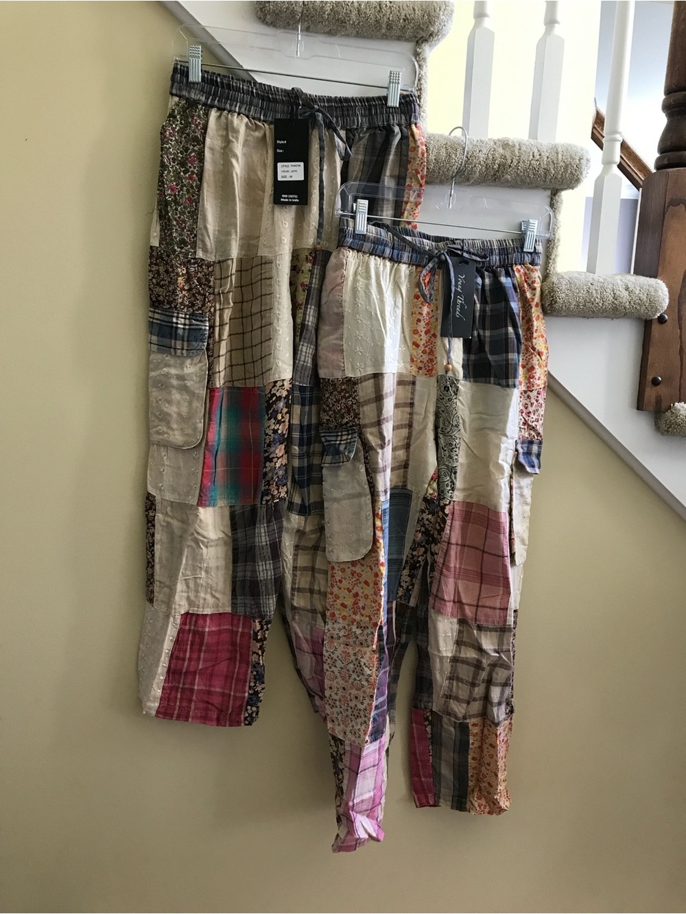 YOUNG THREADS NWT PLAID PANT Small - xlg